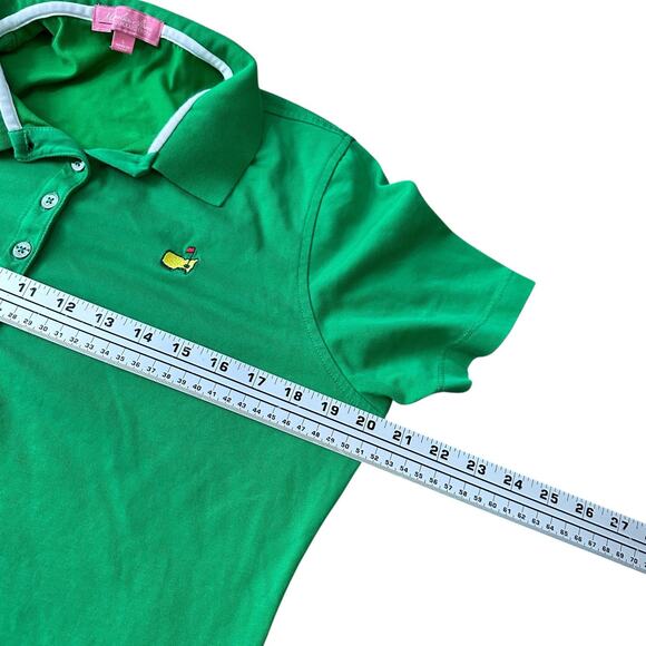 Magnolia Lane Collection Masters Polo Shirt Womens Large Green Cotton Blend Golf - Picture 7 of 9